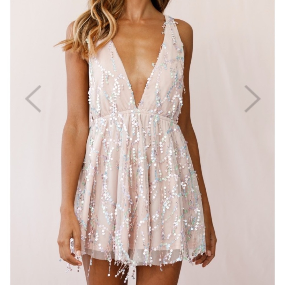 Ariana Sequin Party Dress